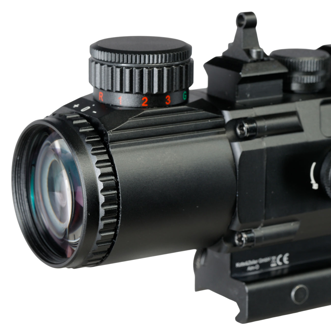 JS-Tactical 5x50mm Tac-Scope Zielfernrohr beleuchtet inkl. 20 - 22 mm Halterung schwarz Bild 8