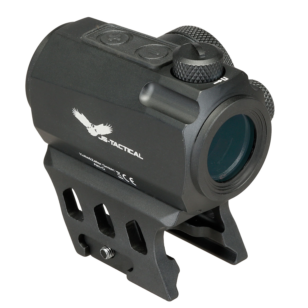 JS-Tactical R5A Red-Dot Sight inkl. 20 - 22 mm Halterung / Scope Riser schwarz Bild 6