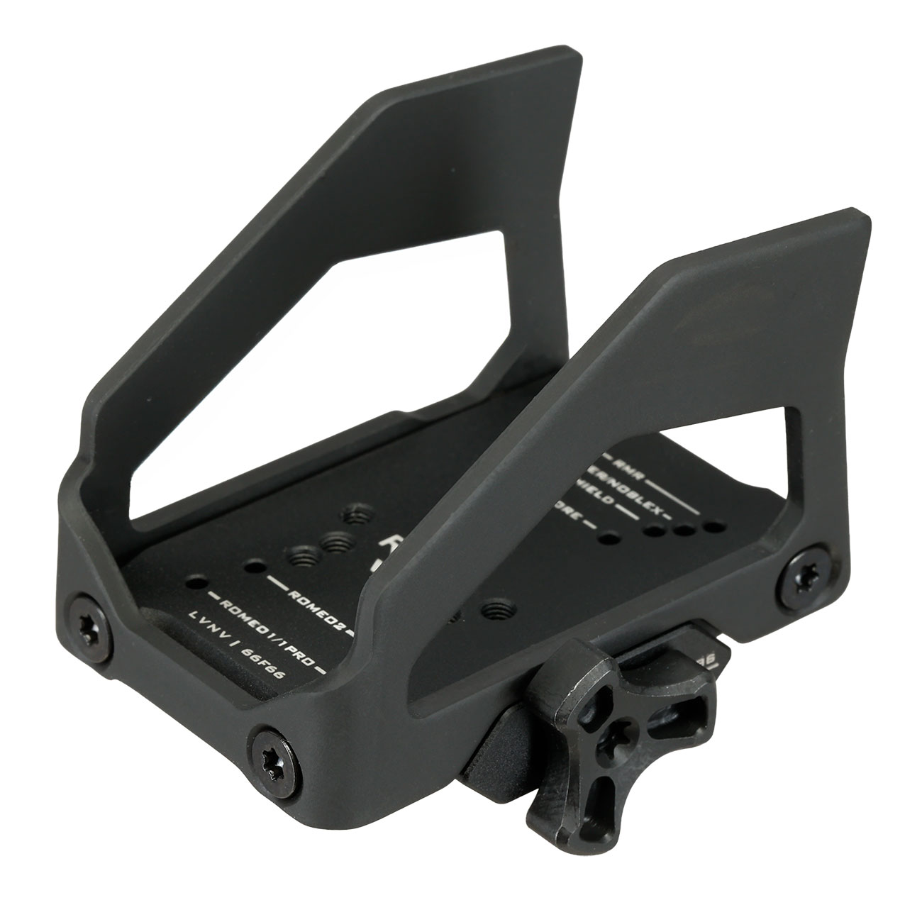 Strike Industries Aluminium / Stahl REX V2 Universal Reflex Exoskelett f. Reflex-Optiken f. 20 - 22mm Schienen schwarz Bild 2