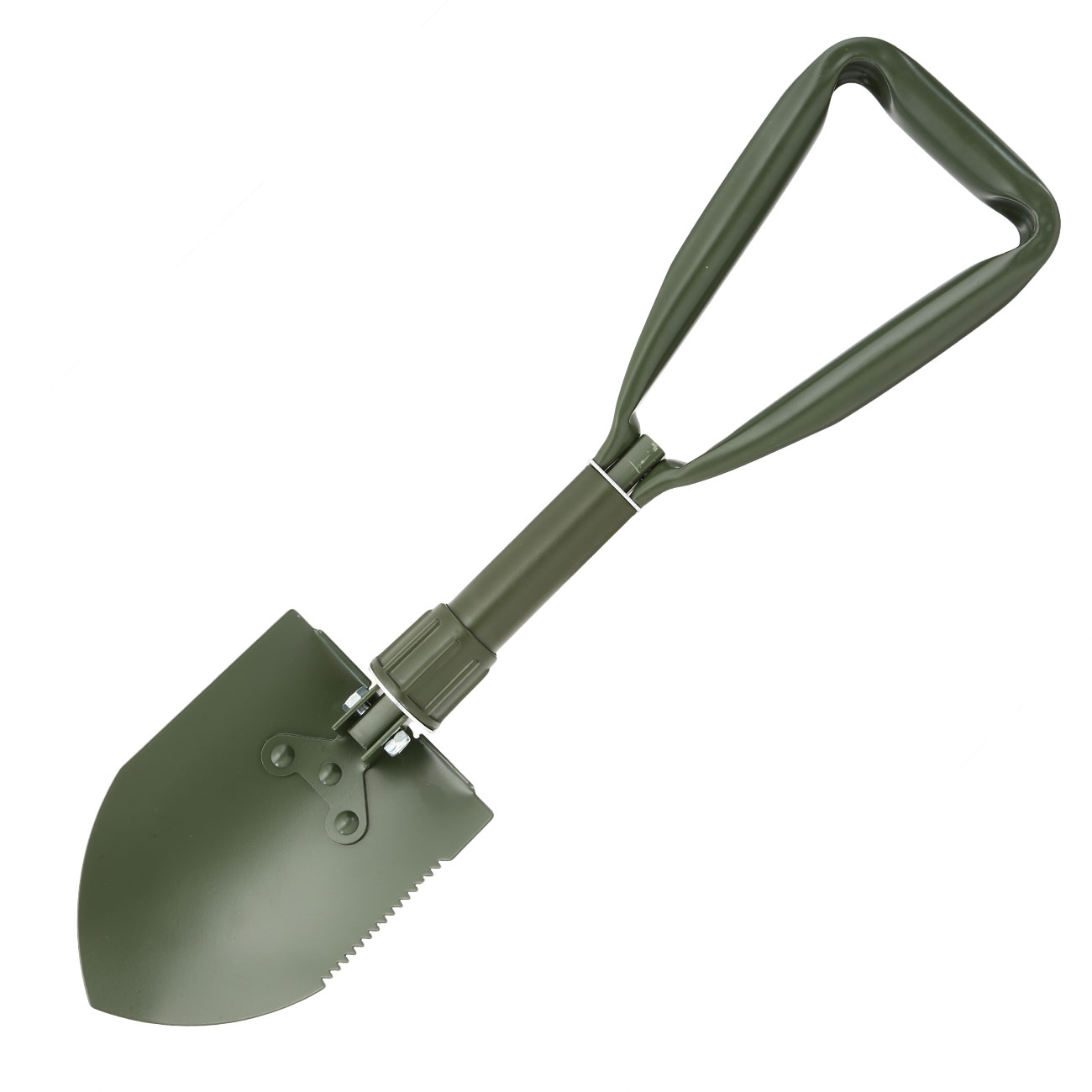 MFH Mini Klappspaten, 3-teilig  inkl. Nylontasche oliv Bild 1