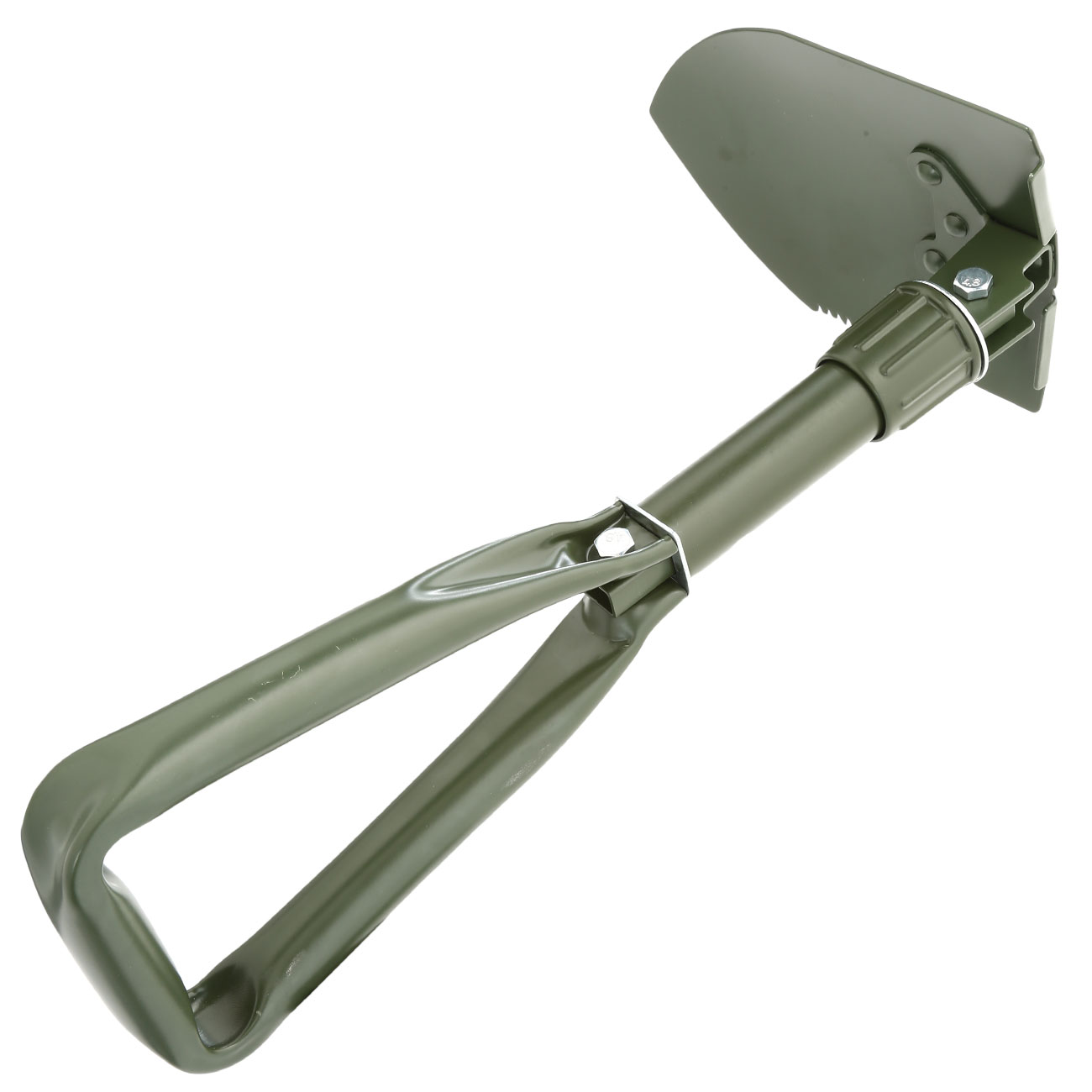 MFH Mini Klappspaten, 3-teilig  inkl. Nylontasche oliv Bild 2