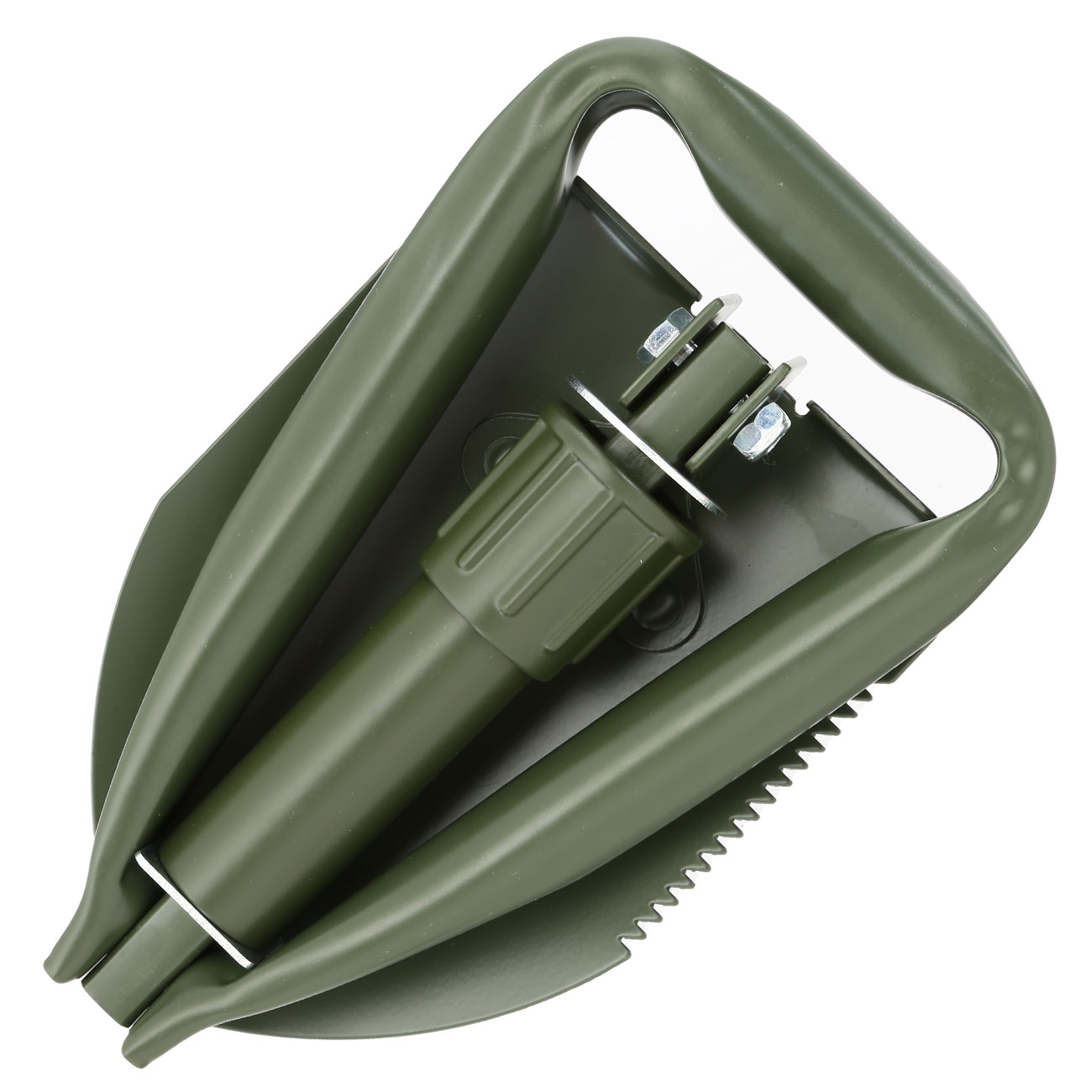 MFH Mini Klappspaten, 3-teilig  inkl. Nylontasche oliv Bild 3