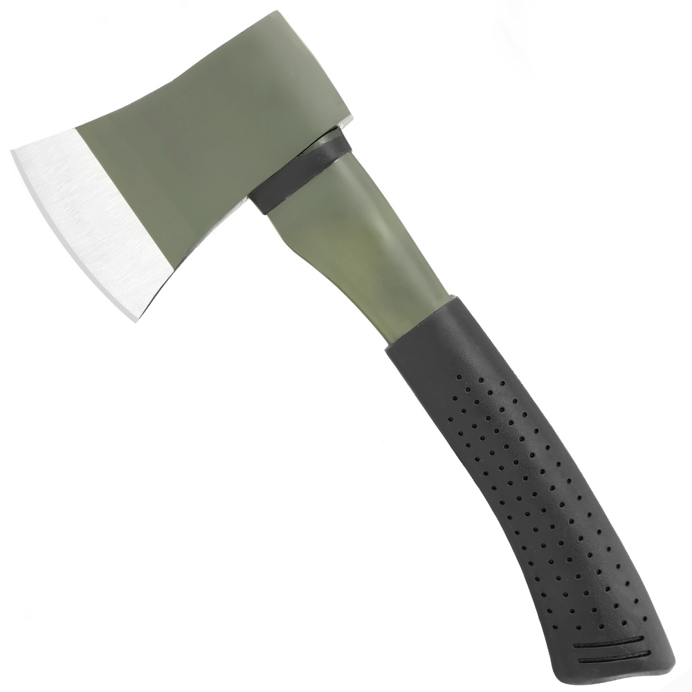 Survival Vollstahlaxt mit Kopftasche