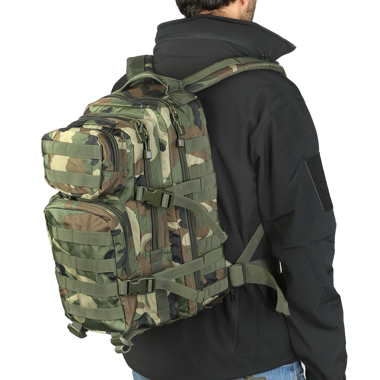 Mil-Tec Rucksack US Assault Pack I 20 Liter woodland Bild 10