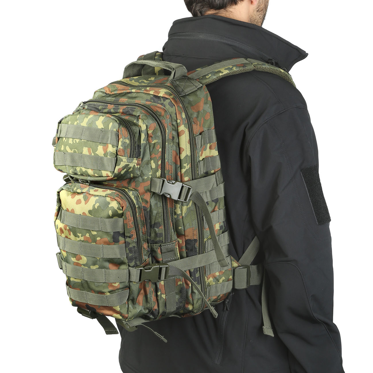 Mochila Mil-Tec US Assault Pack SM Flecktarn 20 L 14002021