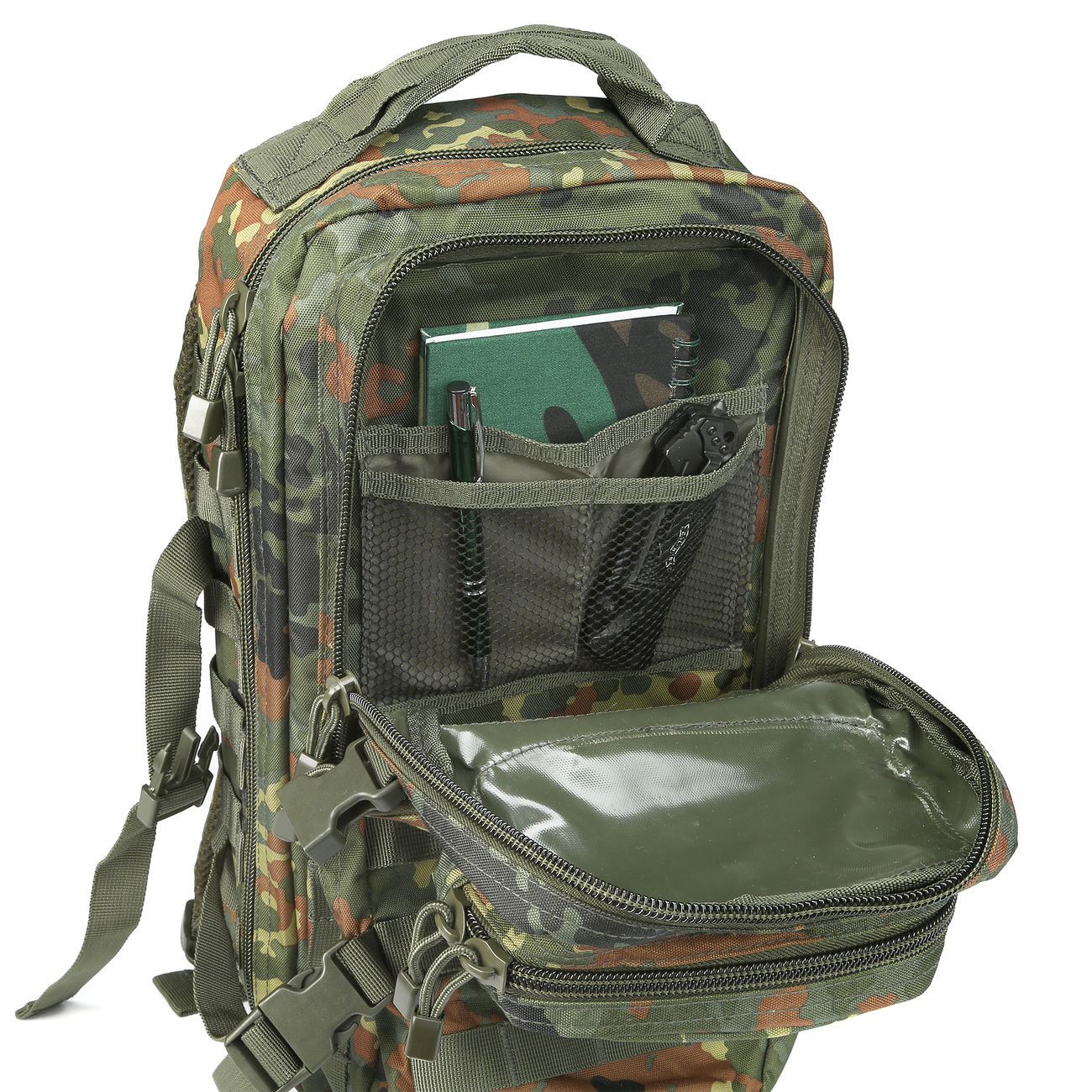 Mil-Tec Rucksack US Assault Pack I 20 Liter flecktarn Bild 7