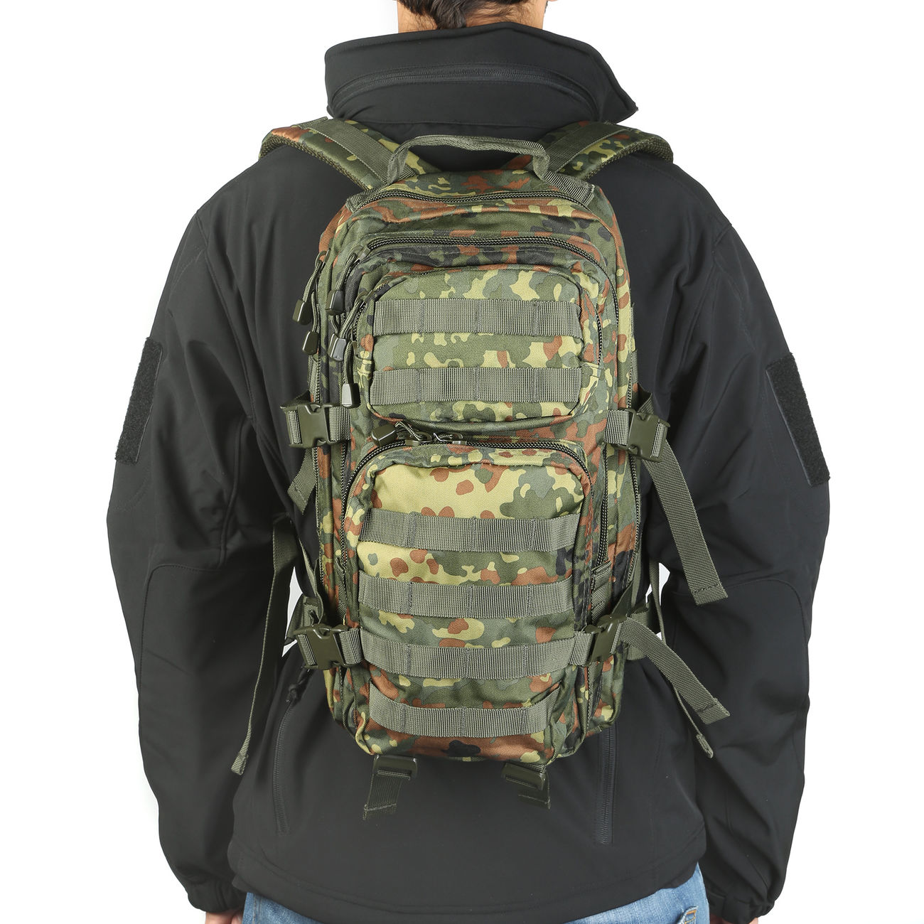 Mil-Tec Rucksack US Assault Pack I 20 Liter flecktarn Bild 1