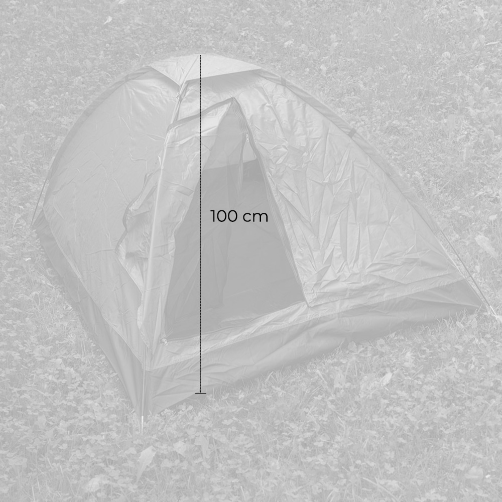 Mil-Tec Zelt für 2 Personen Iglu Standard flecktarn Bild 1