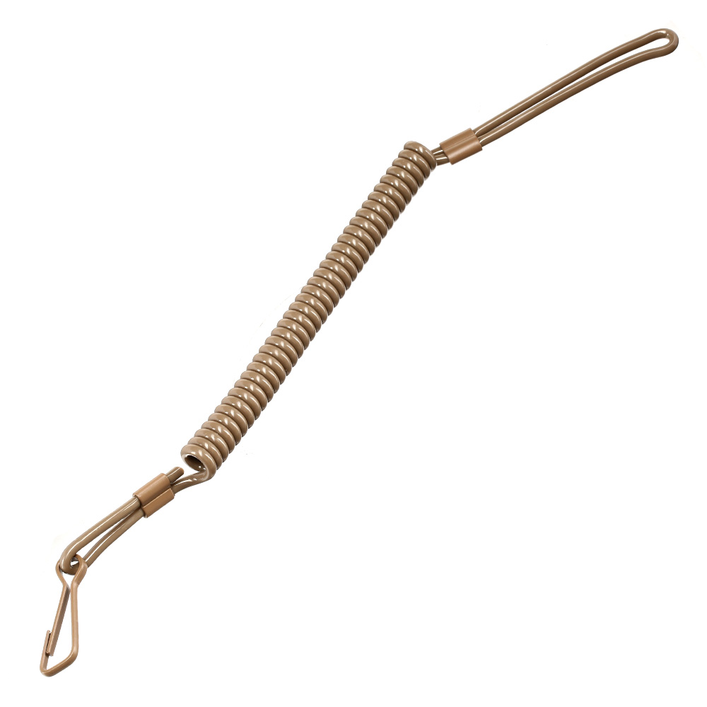 Mil-Tec 1-Punkt Fangriemen/Spiralkabel coyote