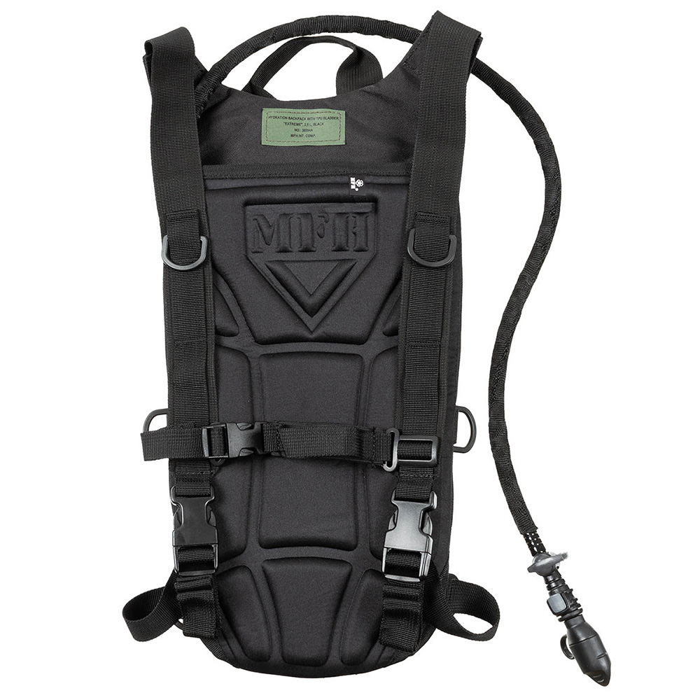 MFH Trinkrucksack Extreme mit TPU-Trinkbeutel 2,5 Liter , schwarz Bild 1