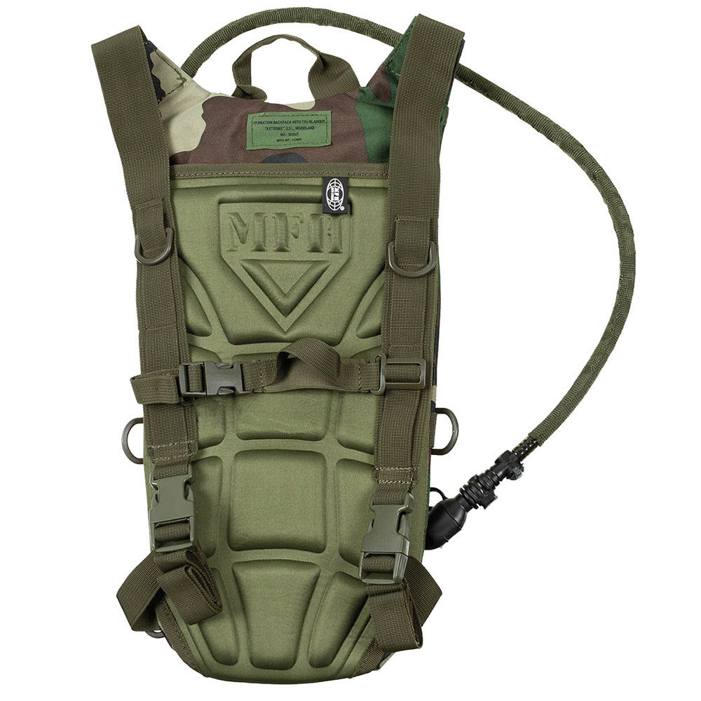 MFH Trinkrucksack Extreme mit TPU-Trinkbeutel 2,5 Liter, woodland Bild 1