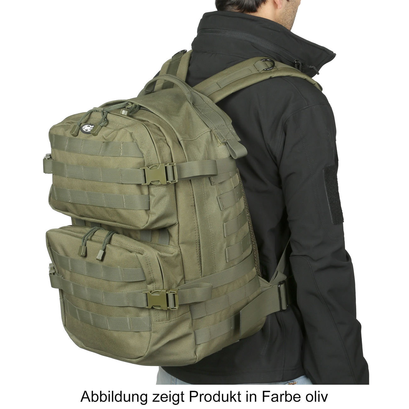 Rucksack US Assault II woodland Bild 5