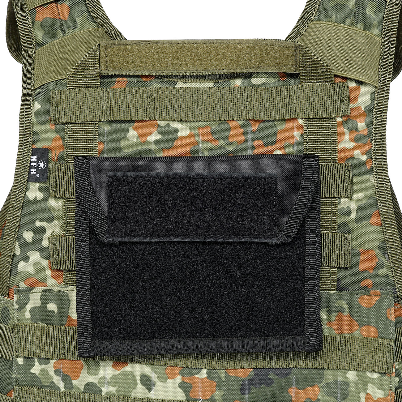 MFH Brusttasche mit Klett und Molle-Befestigungssytem schwarz Bild 1