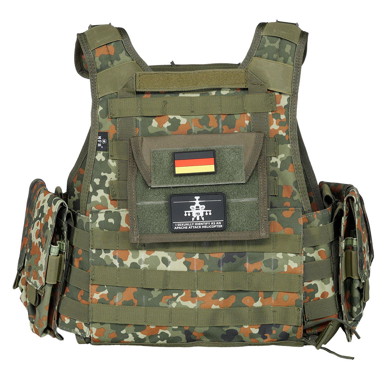 MFH Brusttasche mit Klett und Molle-Befestigungssytem oliv Bild 9