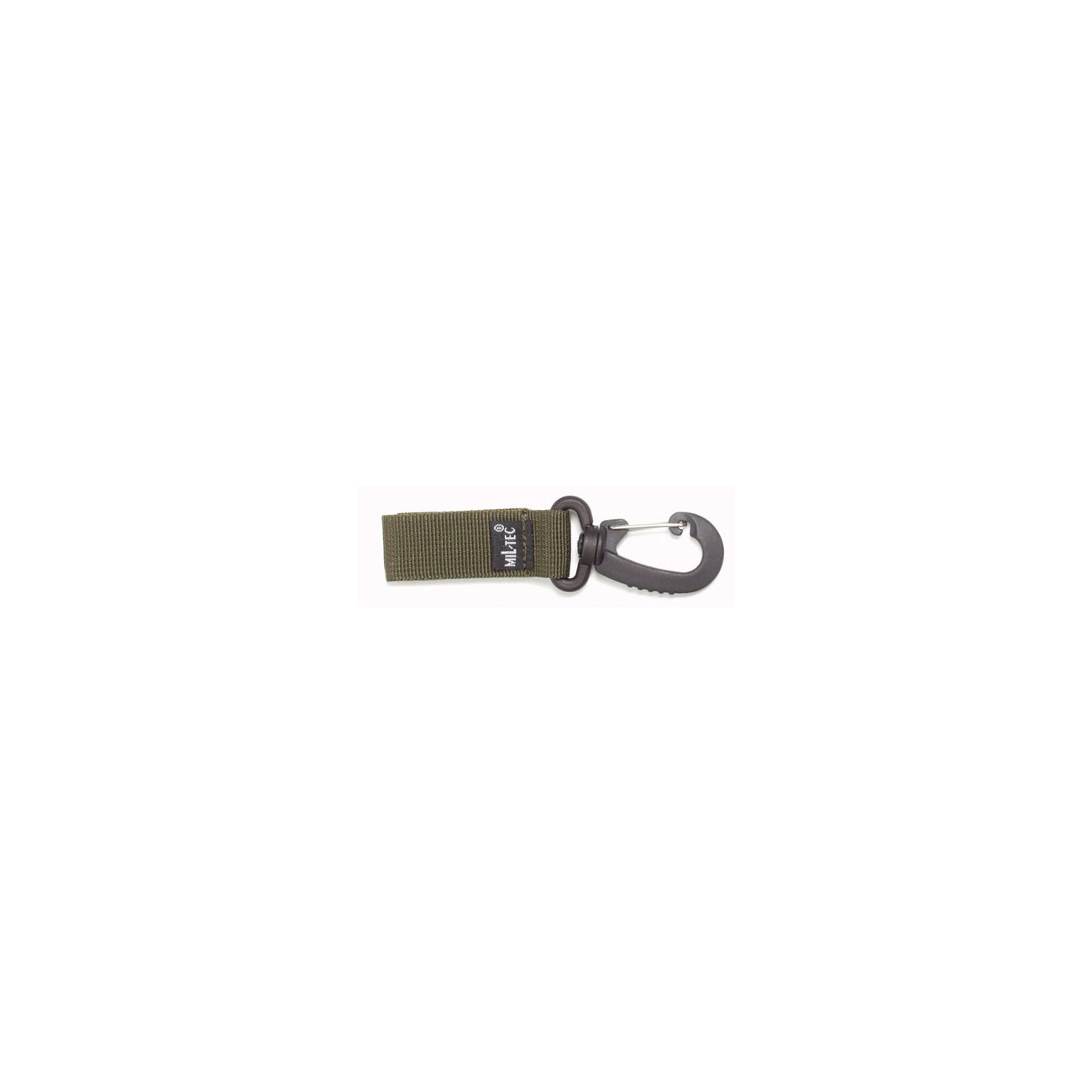 Mil-Tec Tactical Koppelschlaufe oliv 7 cm mit Karabinerhaken