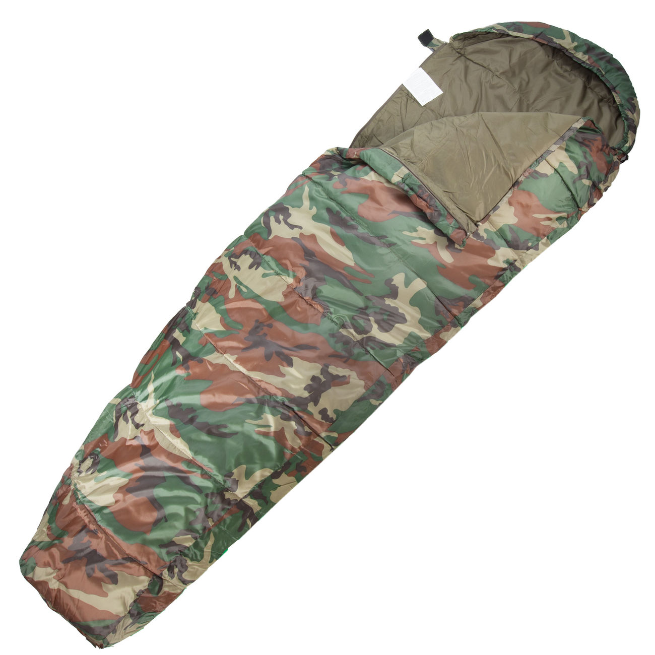 CI Schlafsack Ultra Lite Ranger woodland mit extrem kleinem Packma Bild 1