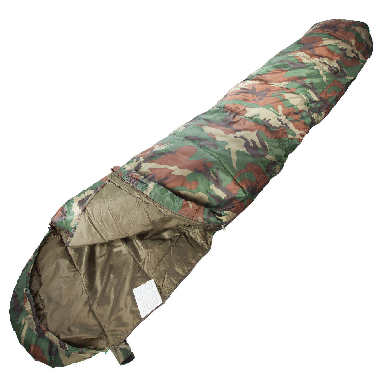 CI Schlafsack Ultra Lite Ranger woodland mit extrem kleinem Packma Bild 3