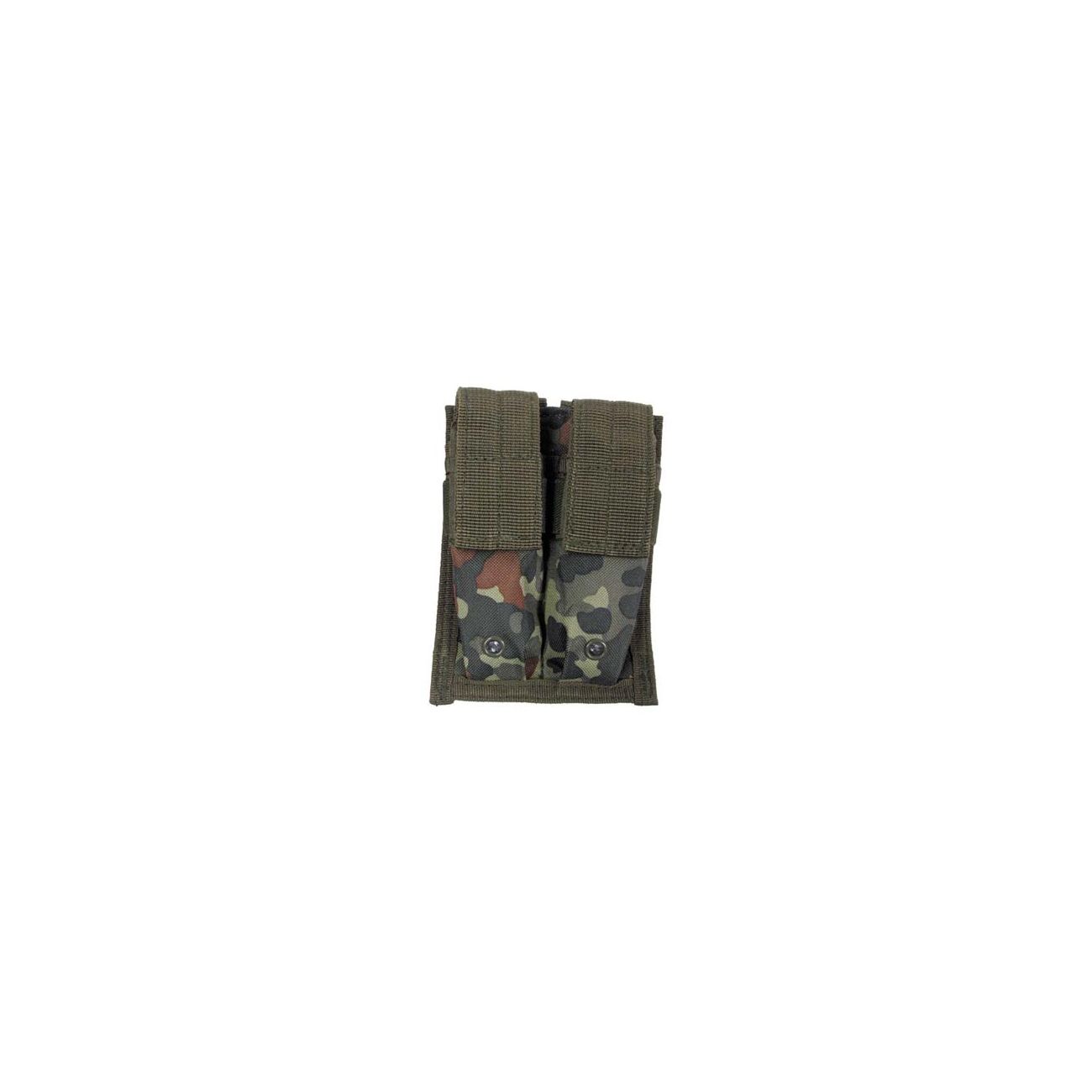 2-fach Magazintasche klein, Molle, flecktarn