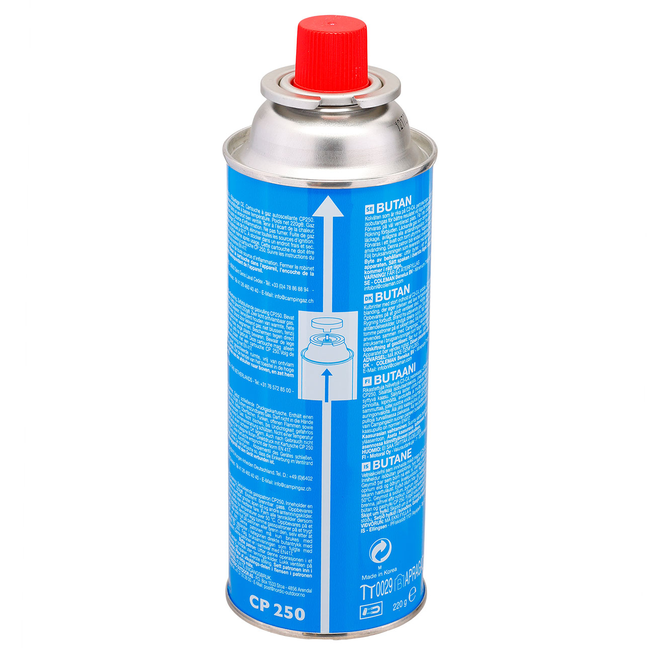 Campingaz Gaskartusche Butan mit Ventil, 250g Bild 1