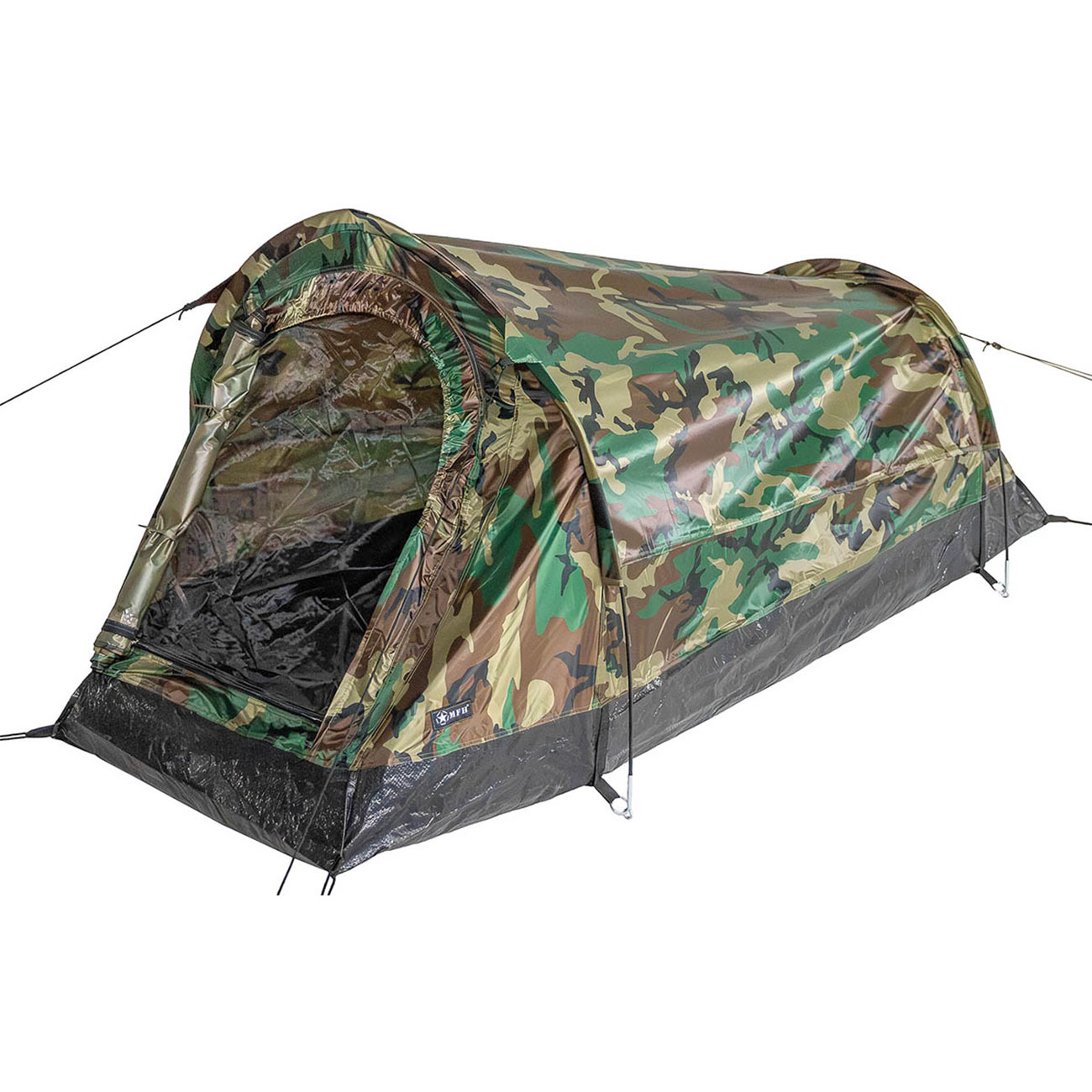 MFH 1-Personen-Tunnelzelt Schwarzenberg flecktarn