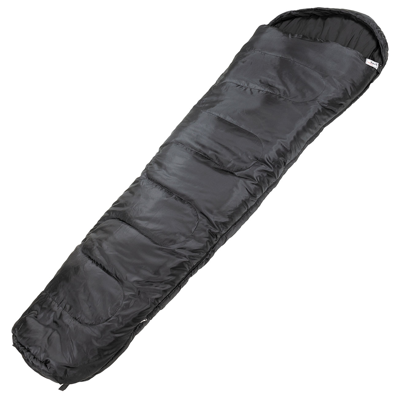 Fox Outdoor Mumienschlafsack 2-lagig schwarz