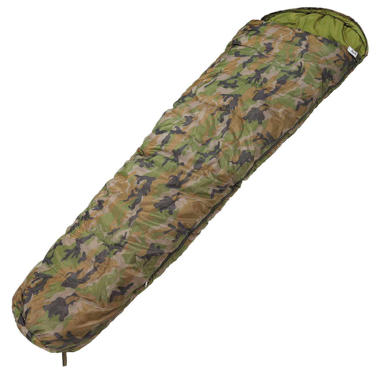 Fox Outdoor Mumienschlafsack 2-lagig woodland