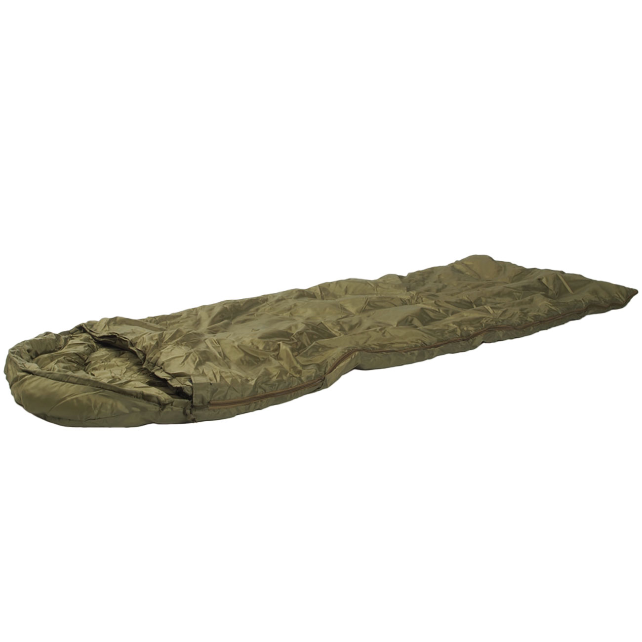 Steppdeckenschlafsack Traveller oliv bis ca. +15 Grad