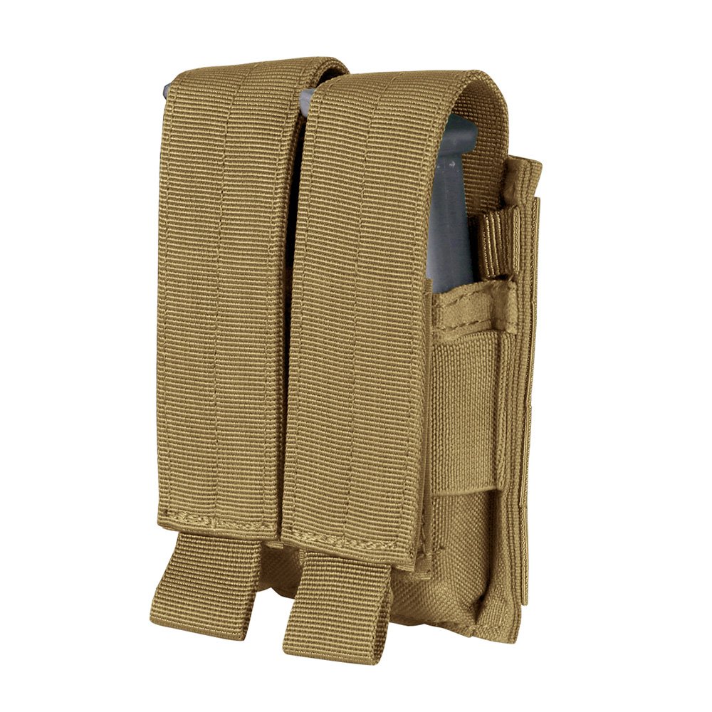 Condor Pistolenmagazintasche Double Pistol Mag Pouch fr 2 Magazine coyote