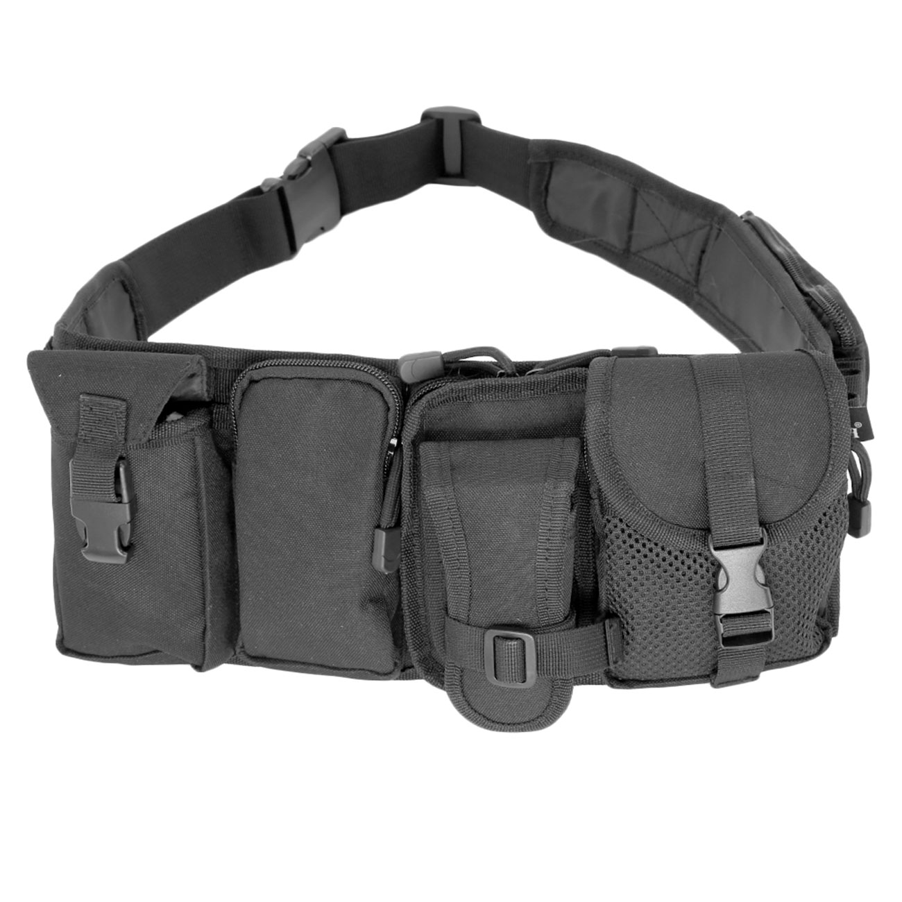 Hftgurt mit 6 Taschen MFH schwarz