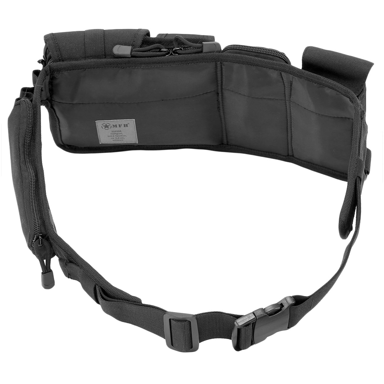 Hftgurt mit 6 Taschen MFH schwarz Bild 6