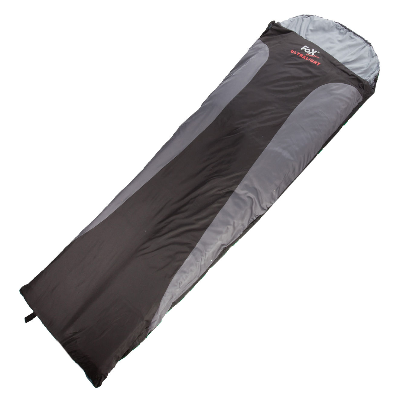Fox Outdoor Schlafsack Ultralight schwarz/grau