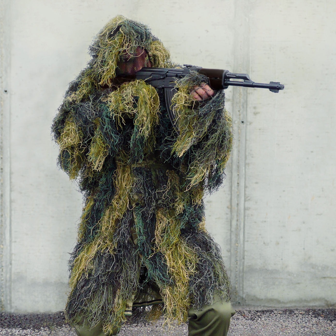 Ghillie Parka Anti-Fire woodland