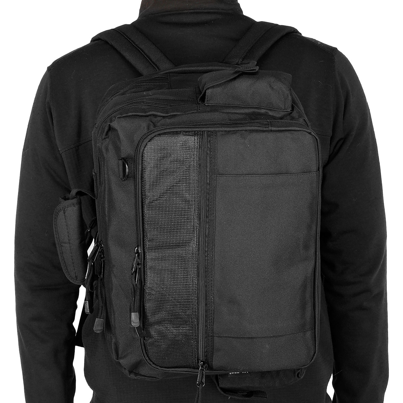 MIL-TEC  AVIATOR  Trage- oder  Rucksacktasche schwarz Bild 3