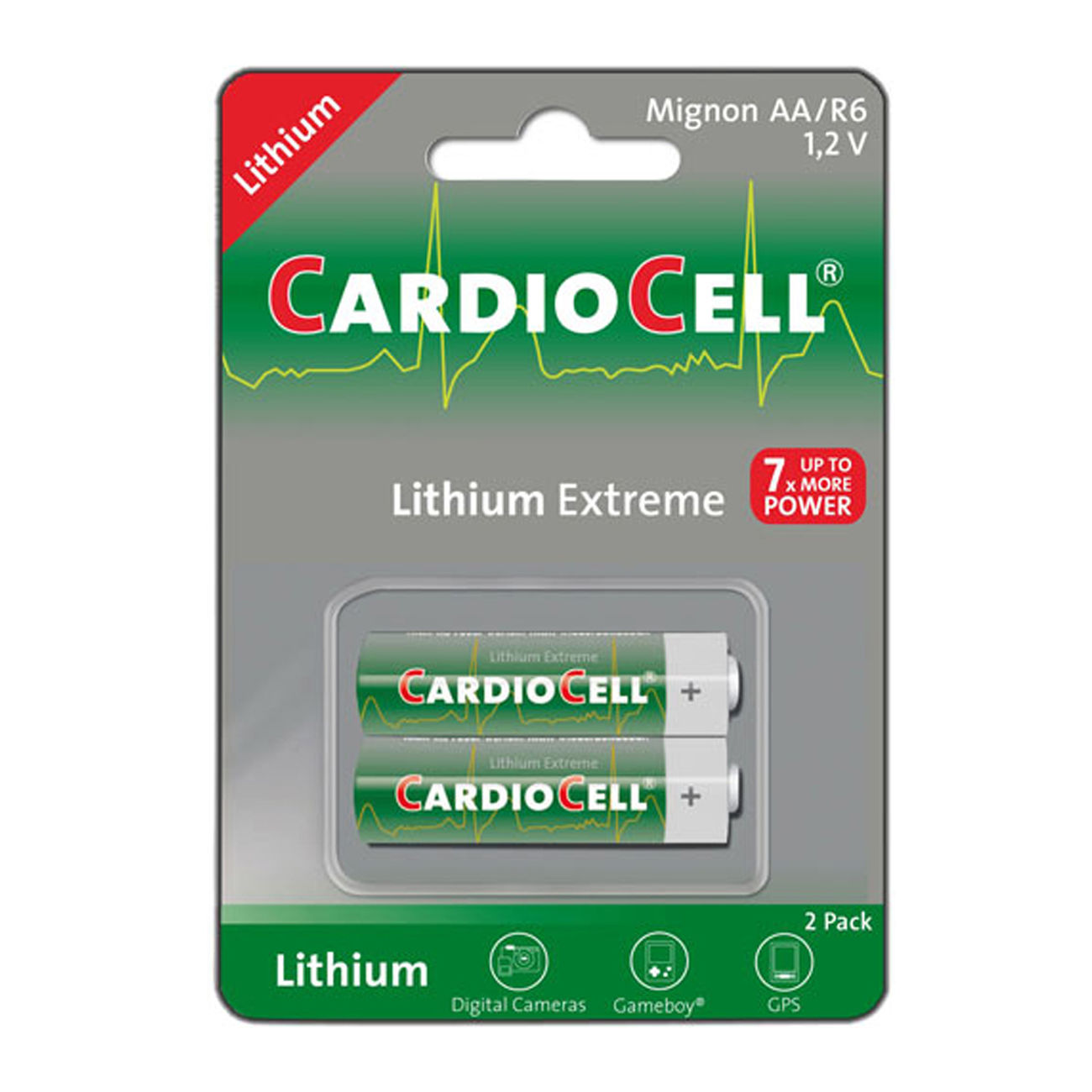 Cardiocell Lithium Extreme Mignonzelle (AA, FR6, L91) 2 Stck