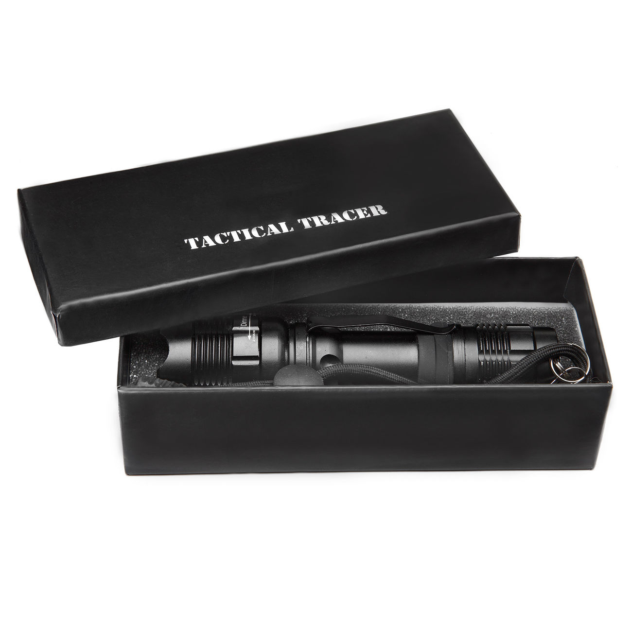 CI LED Taschenlampe Tactical Tracer180 Lumen schwarz Bild 1