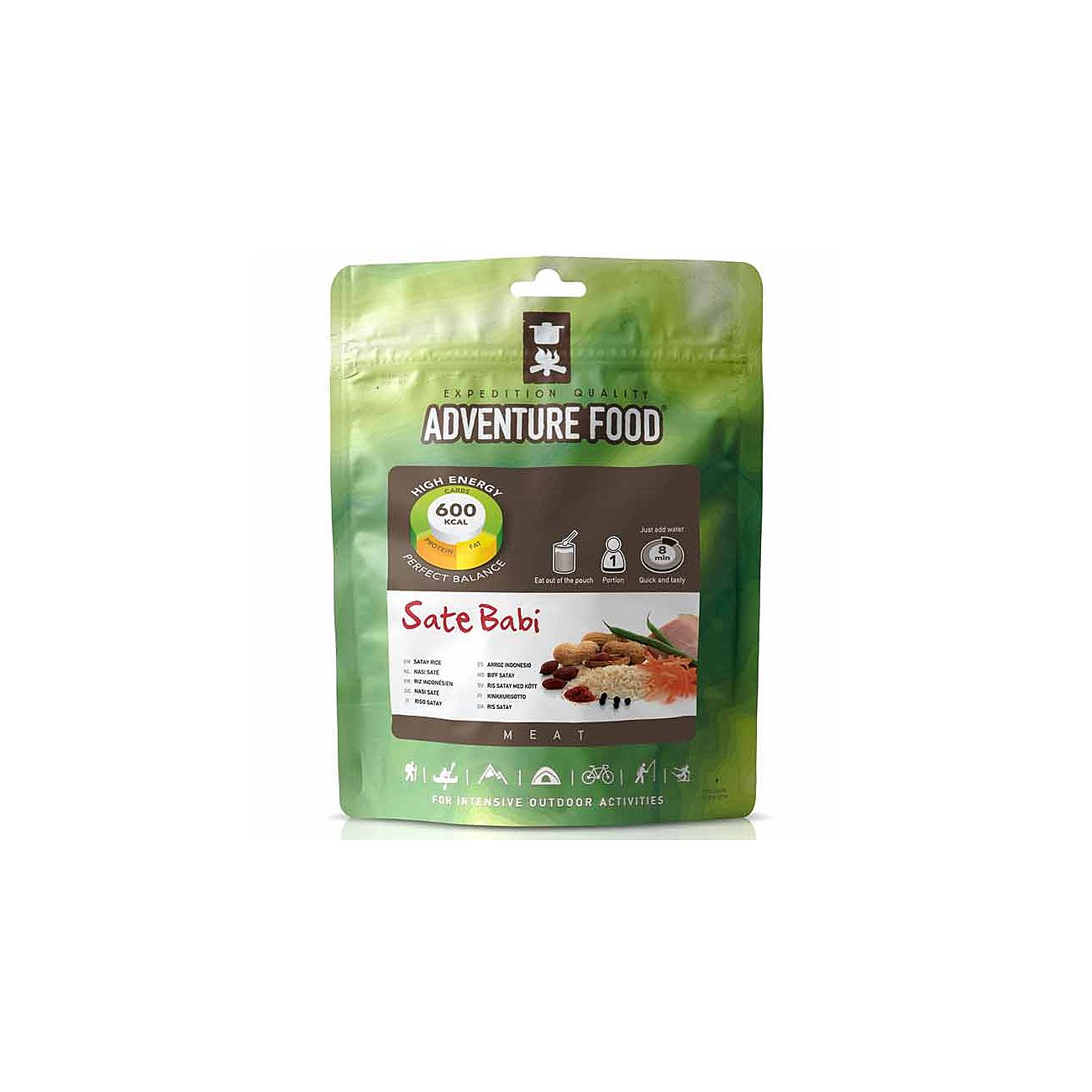Adventure Food Nasi Sateh Reisgericht Einzelportion