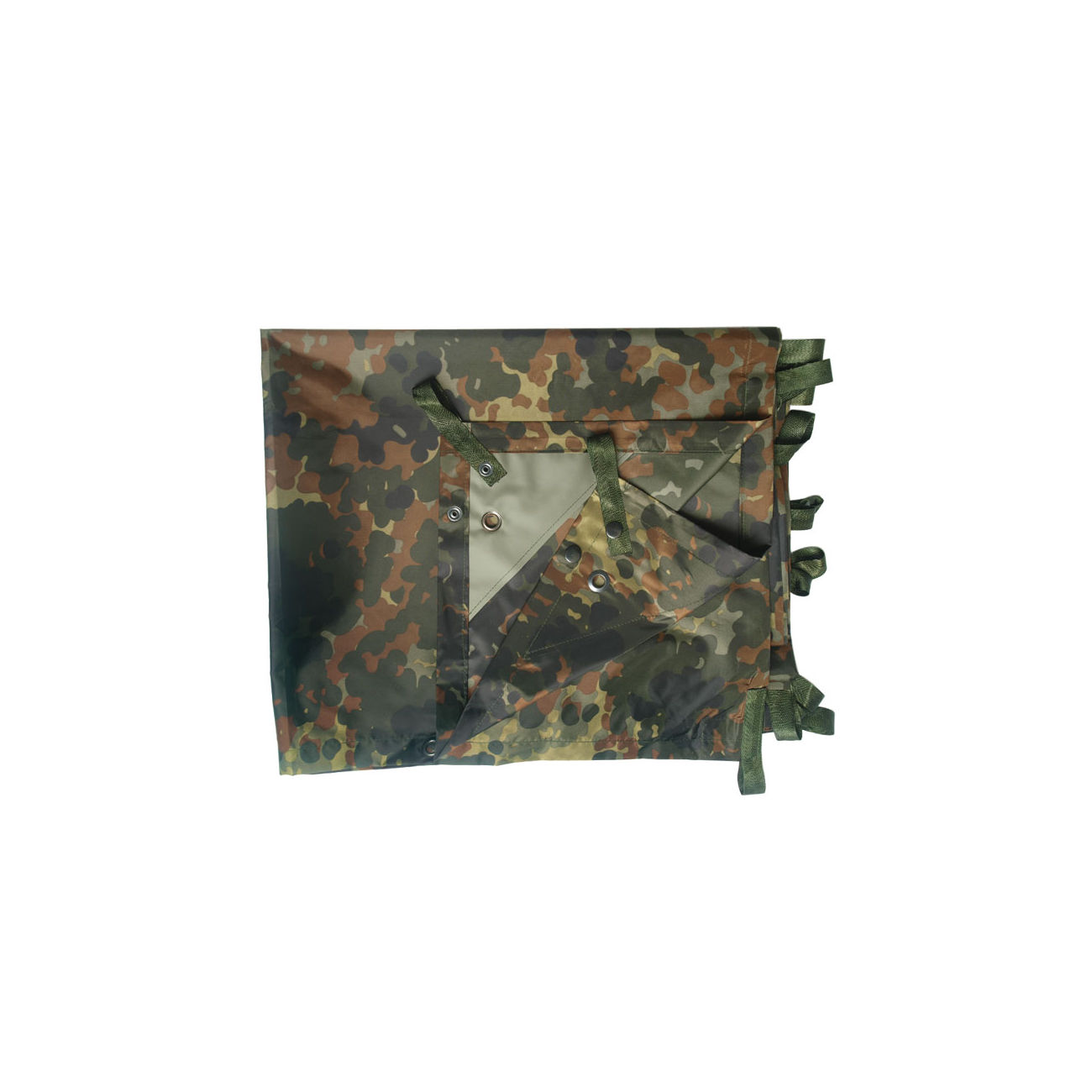 Mil-Tec Mehrzweckplane Basha flecktarn