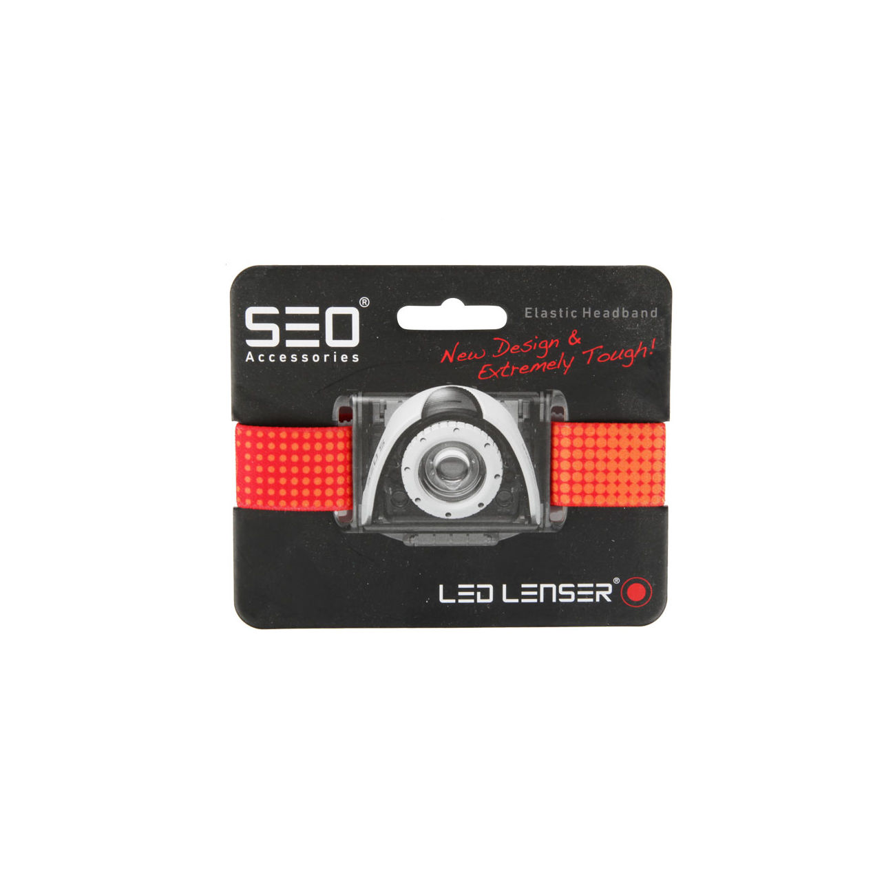 LED Lenser Zubehrband fr SEO Stirnlampe rot