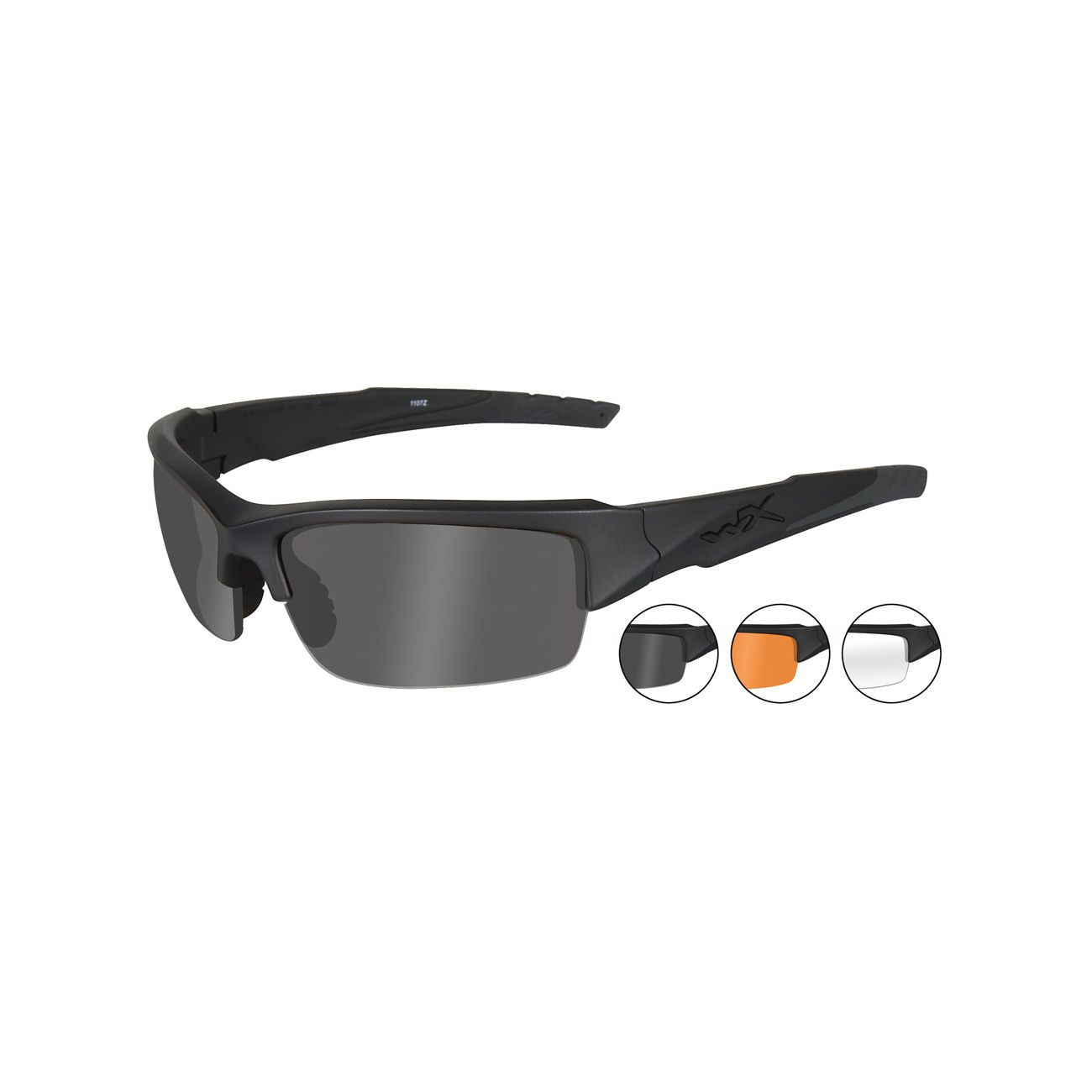 Wiley X Brille Valor Set mit 3 Wechselglsern