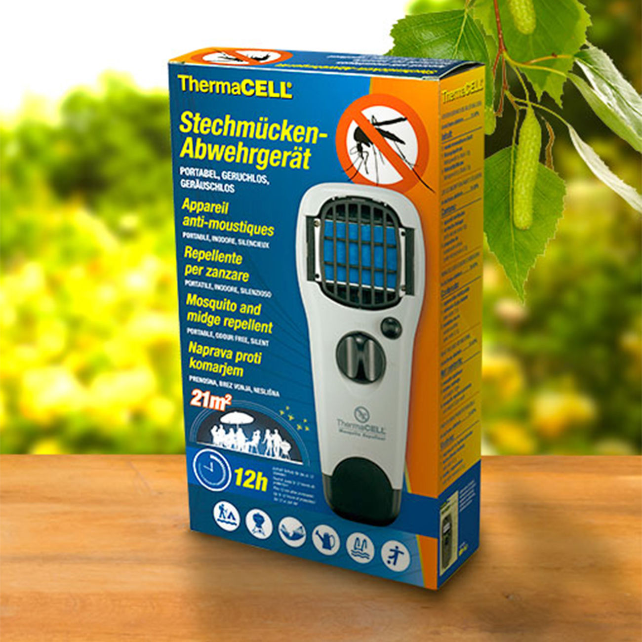 ThermaCell Mückenabwehrgerät grau bis zu 21 m² insektenfrei Kotte