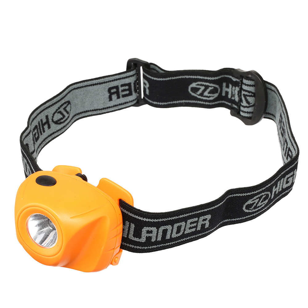Highlander Stirnlampe Beam 1W LED orange-schwarz