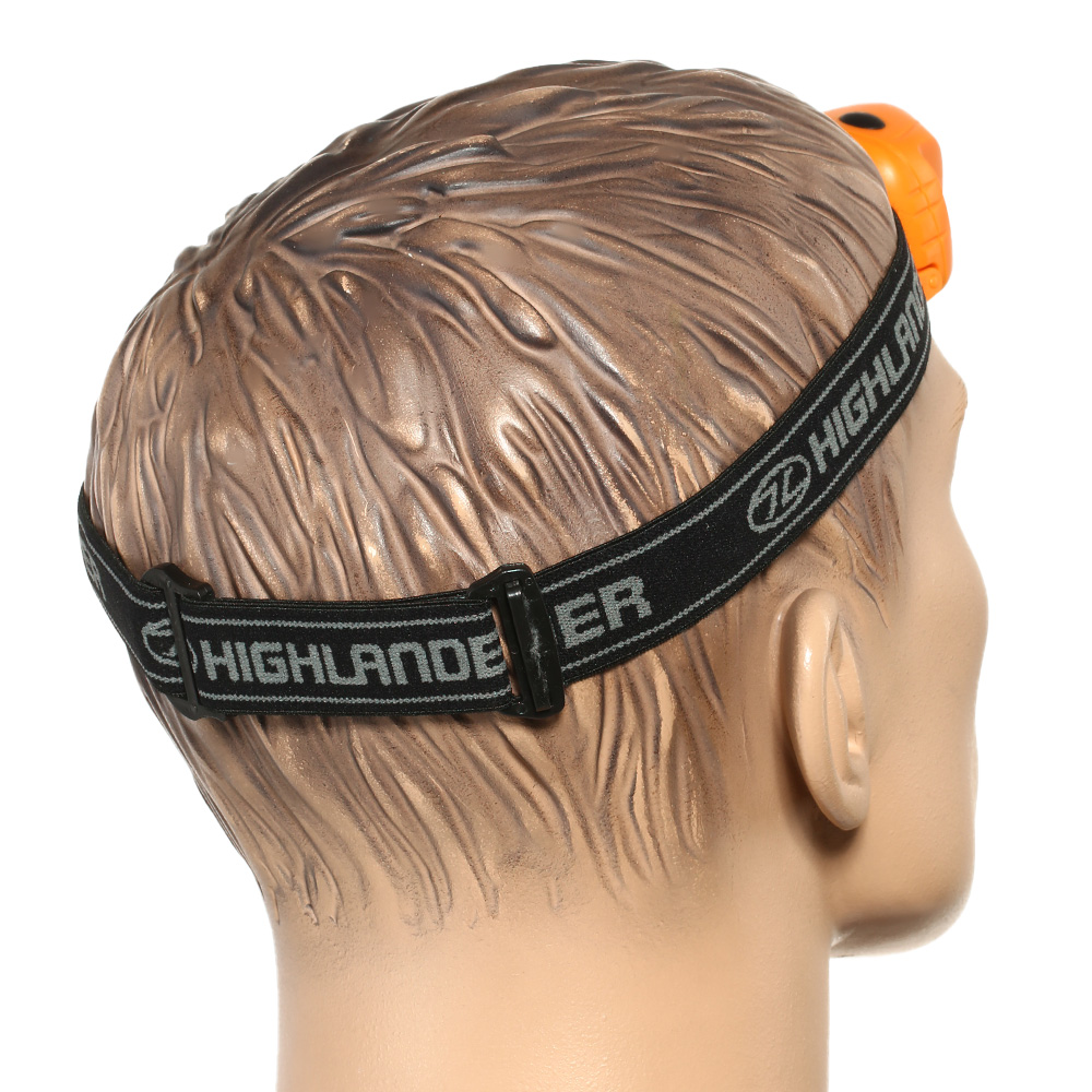 Highlander Stirnlampe Beam 1W LED orange-schwarz Bild 1