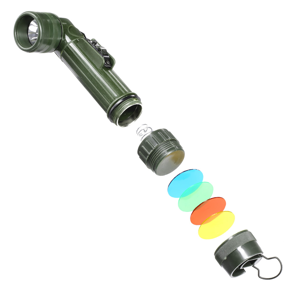 Winkelstablampe oliv medium Bild 1