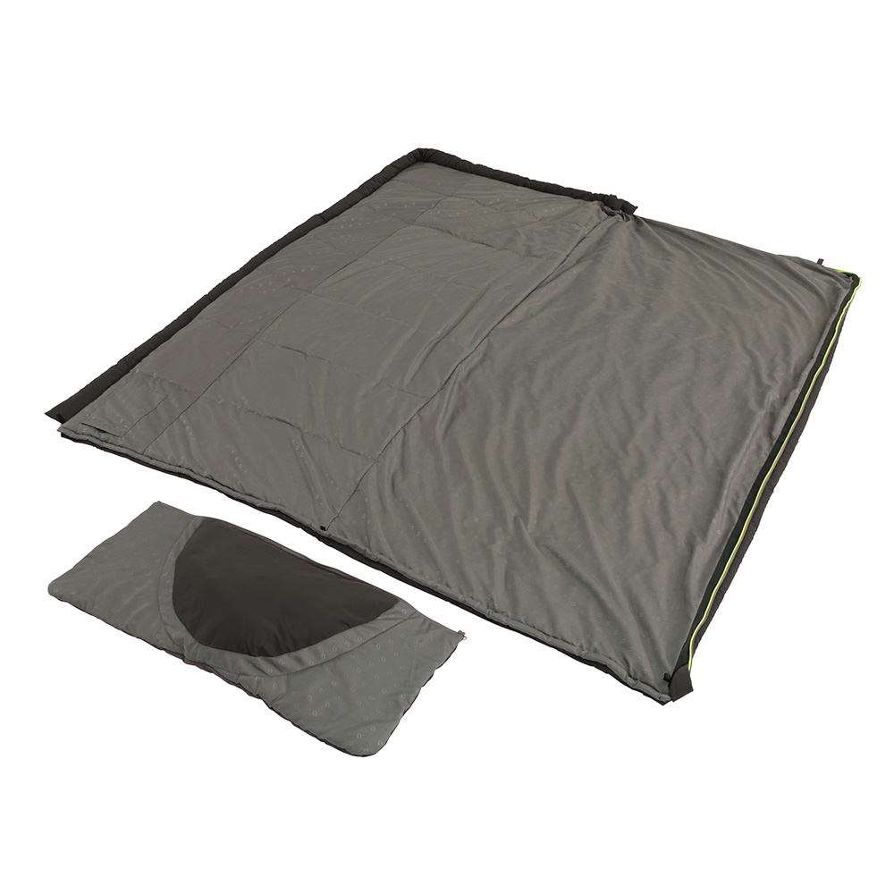 Outwell Deckenschlafsack Contour Standard mit Kissen schwarz Bild 1