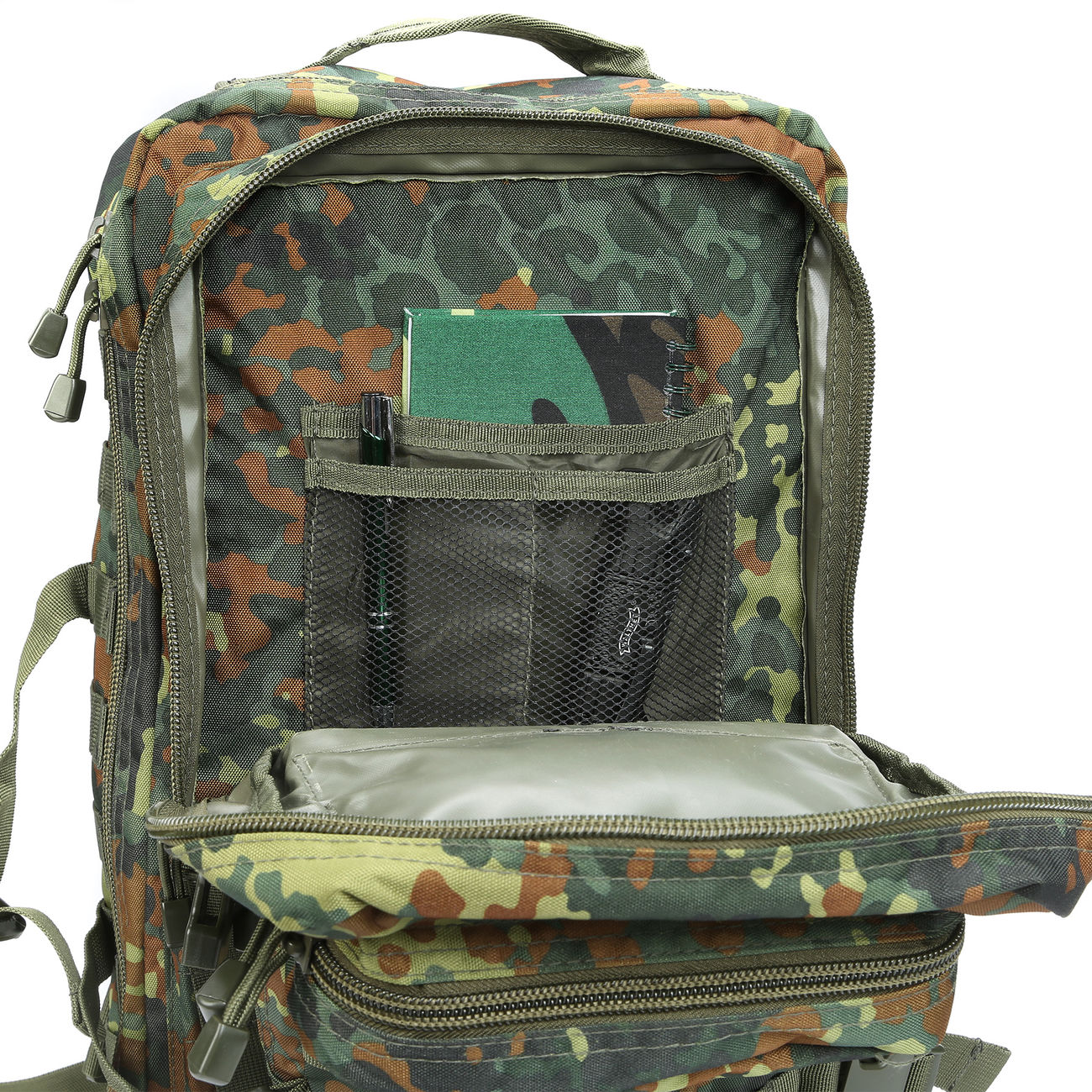 Mil-Tec Rucksack US Assault Pack LG 36 Liter flecktarn Bild 7