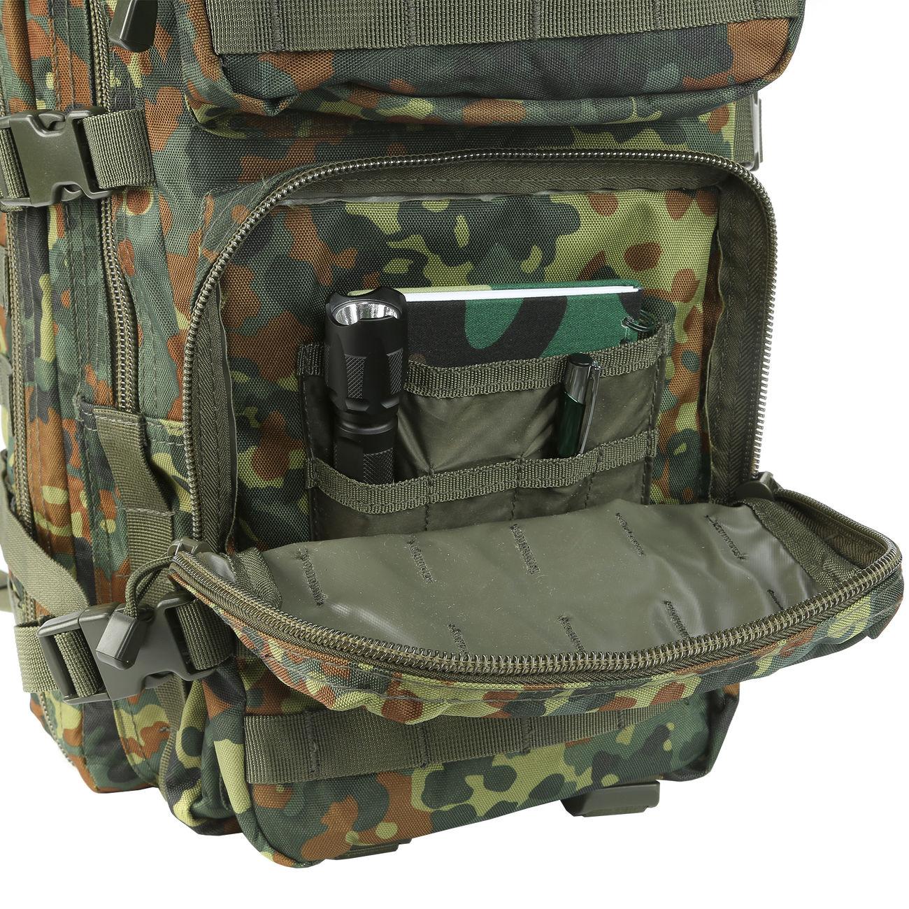 Mil-Tec Rucksack US Assault Pack LG 36 Liter flecktarn Bild 8