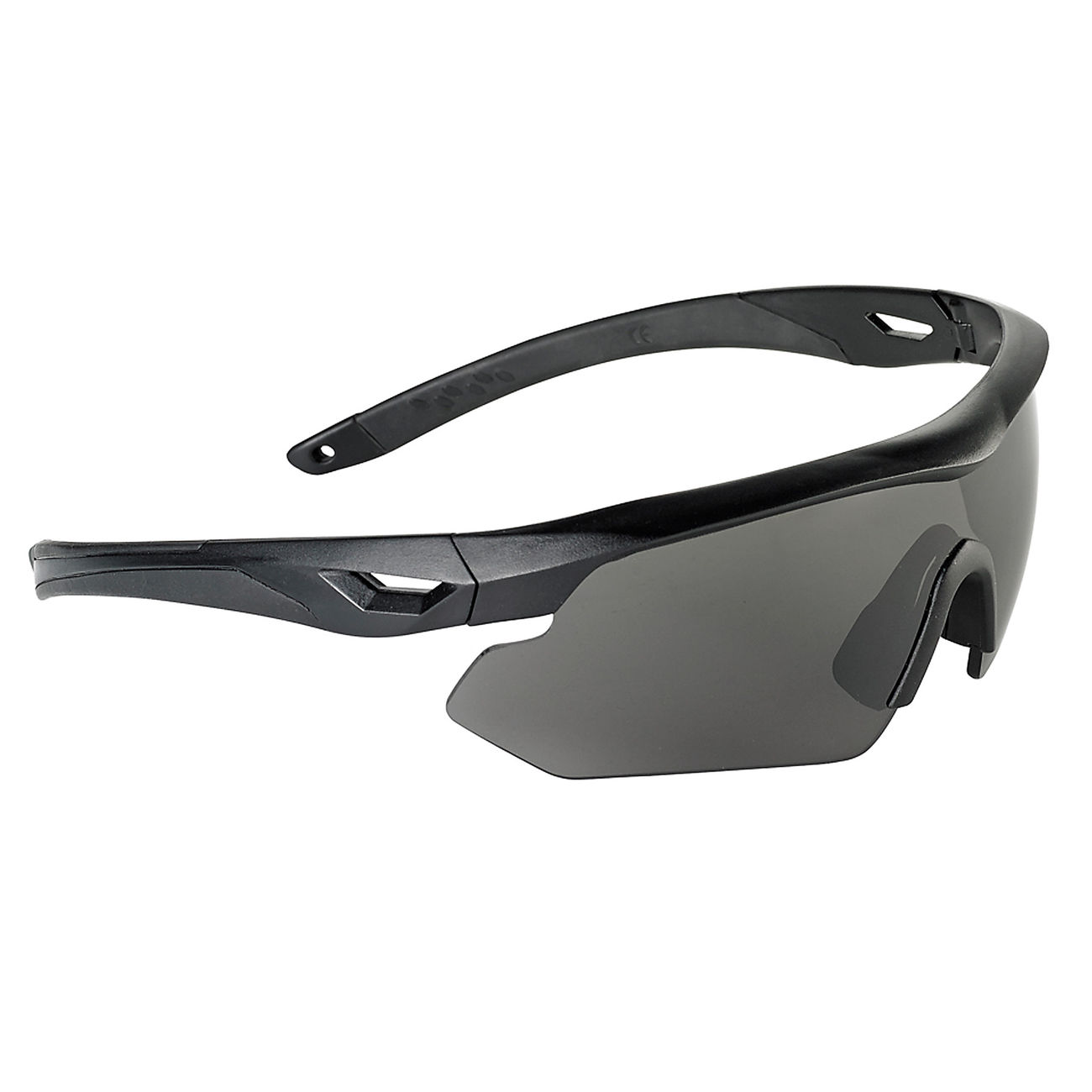 Swiss Eye Schutzbrille Nighthawk rubber black/smoke inkl. Wechselgläser