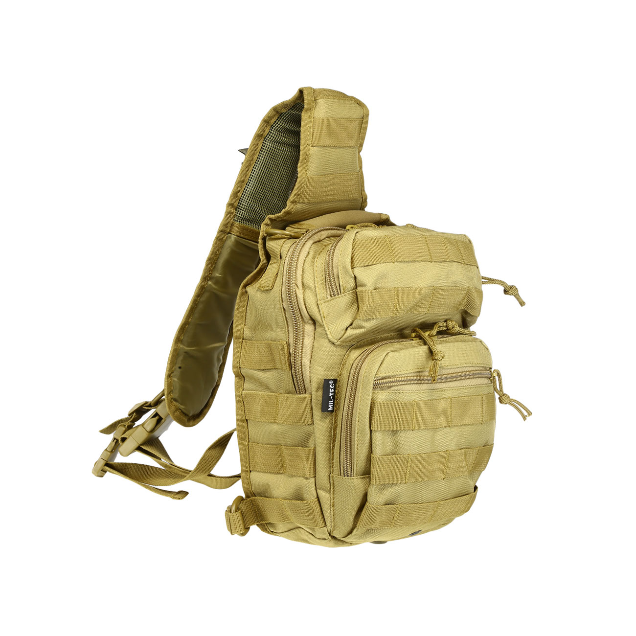 Mil-Tec Rucksack One Strap Assault Pack small 10L coyote