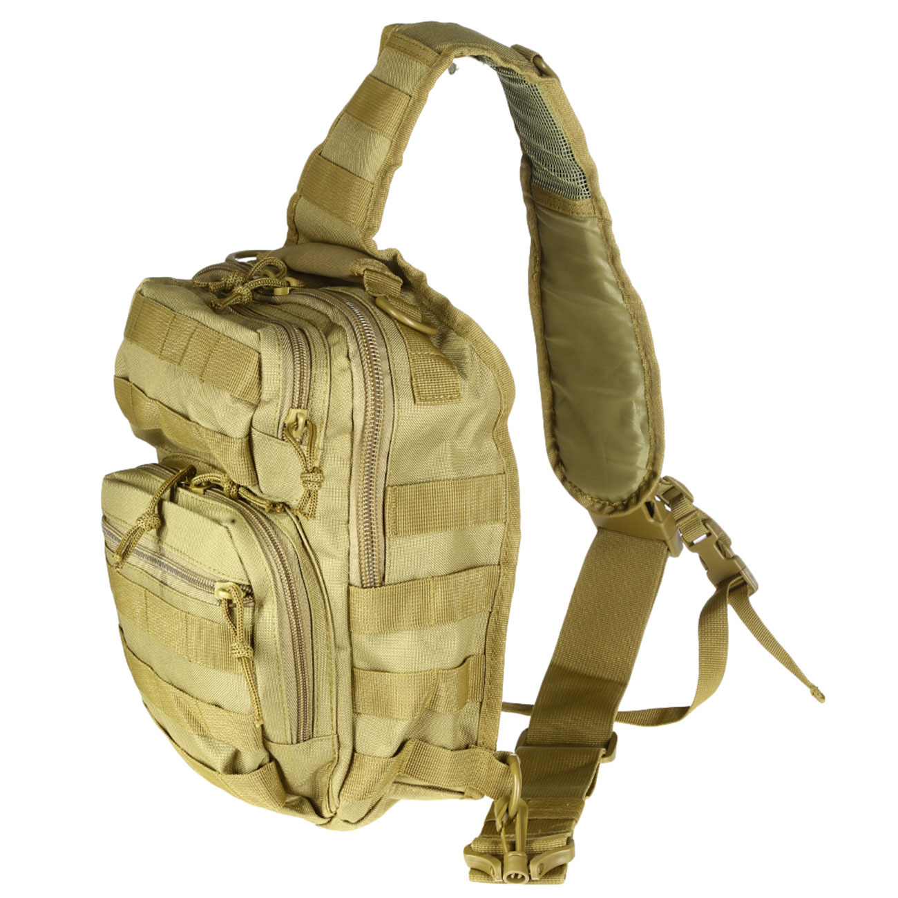 Mil-Tec Rucksack One Strap Assault Pack small 10L coyote Bild 2