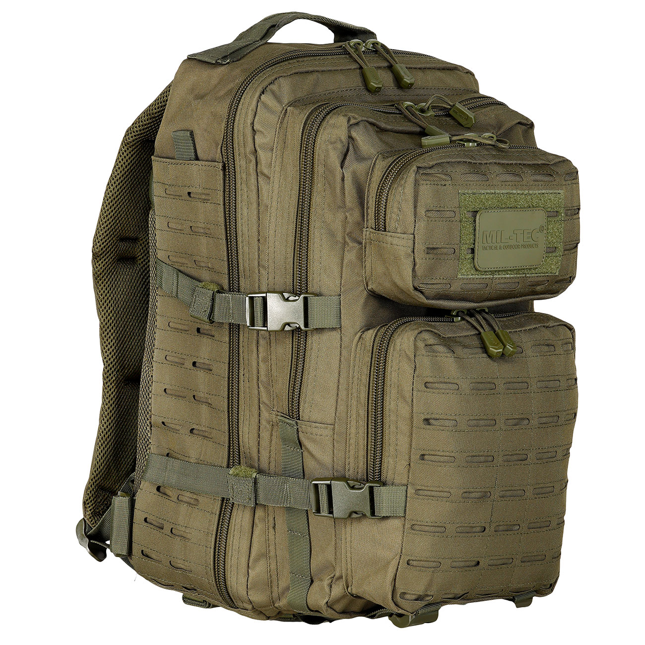 Mil-Tec Rucksack Assault Pack Laser Cut large 36L oliv
